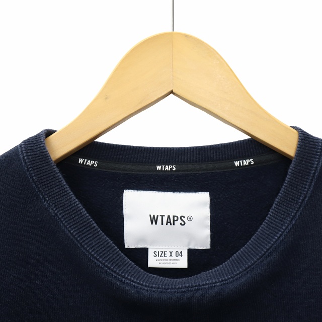 【中古】WTAPS ACADEMY / SWEATER / COTTON スウェット トレーナー 04 NAVY ネイビー 242ATDT-CSM18 メンズ_2