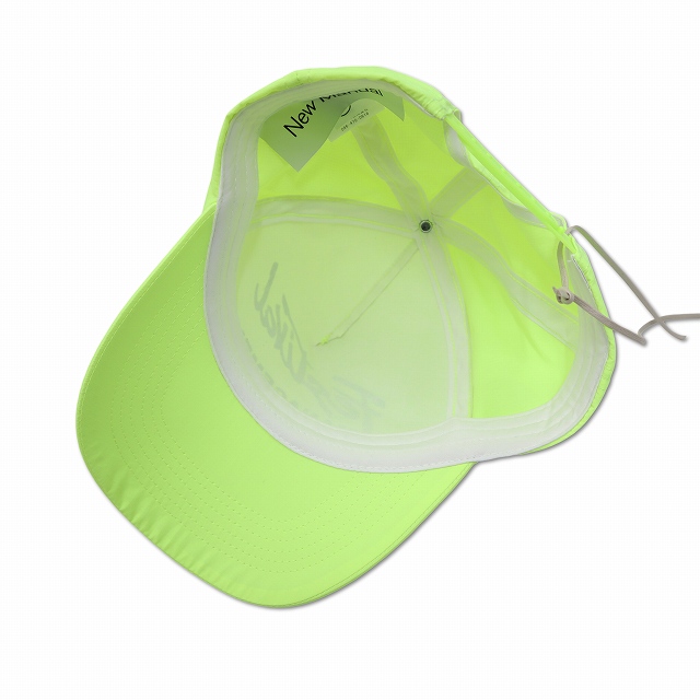 【中古】未使用品 New Manual ニューマニュアル 2026SS TRADE FAIR CAP B プリント ナイロン キャップ F YELLOW_3