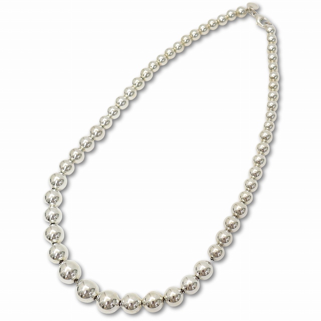 【中古】ティファニー TIFFANY &amp; CO. 925 シルバー ハードウェア ボール ネックレス SILVER(シルバー) レディース