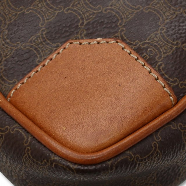 【中古】セリーヌ CELINE ヴィンテージ PVC/レザー マカダム柄 セカンドバッグ メンズ_6
