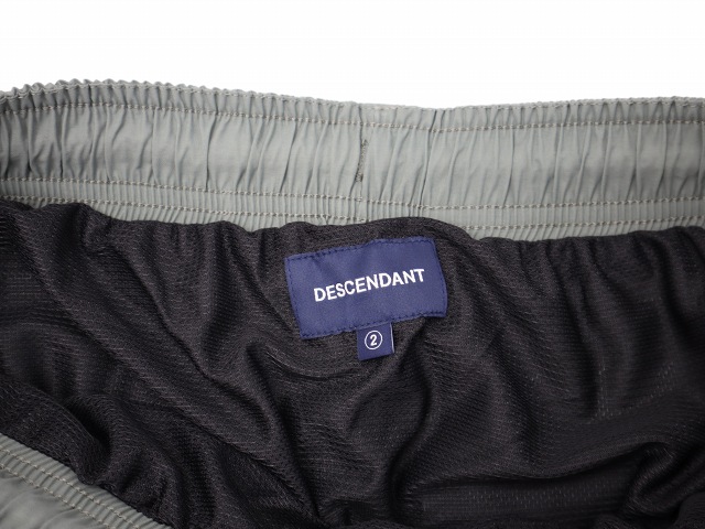 【中古】 DESCENDANT 2026SS DBS ナイロン ビーチショーツ ショートパンツ 2 GRAY グレー 261TQDS-PTM03 メンズ_3