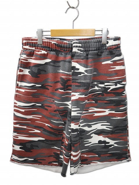 【中古】SUPREME 2026SS Double Knee Painter Sweatshort ダブルニー ペインター スウェット ショーツ ハーフパンツ M