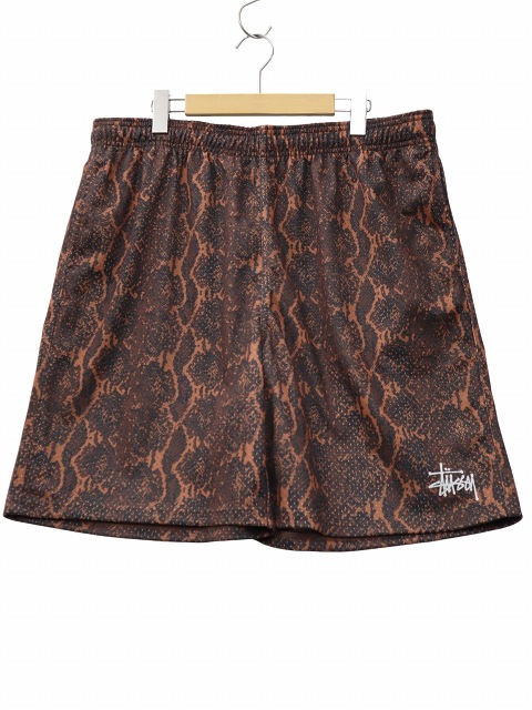 【中古】未使用品 STUSSY 2026SS Basic Mesh Short  ベーシック メッシュ ショートパンツ XL スネーク 112335 メンズ