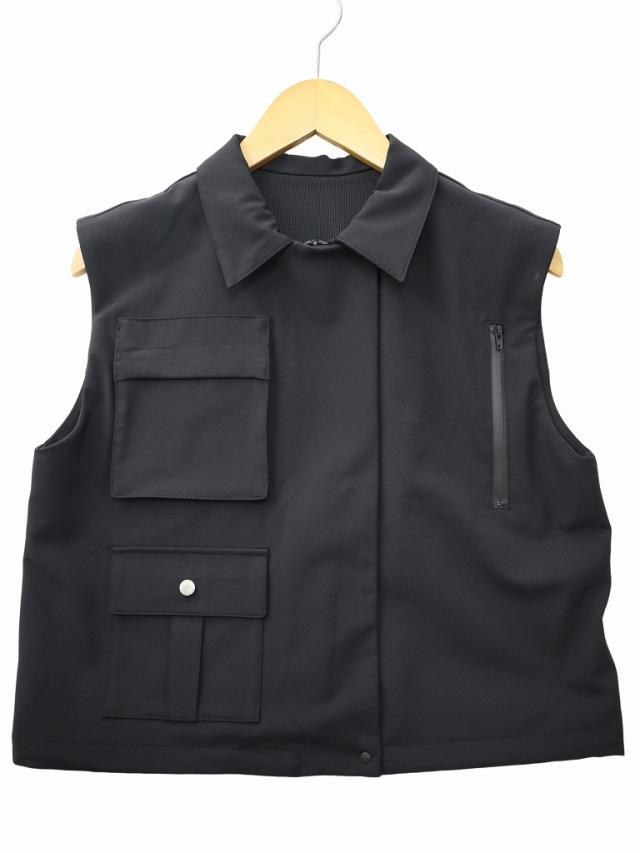 【中古】リムアーク rim.ark Tech vest tops テック ベスト トップス F BLACK(ブラック) レディース