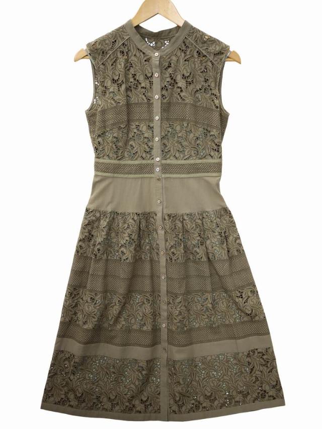 【中古】JILLSTUART Endy ROBE ビアンカ ワンピース 4(L) KHAKI(カーキー) 春夏 レディース
