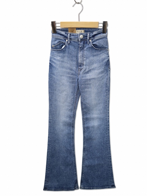 【中古】未使用品 ヤヌーク YANUK 2025AW Boot Cut ウォッシュ加工 ストレッチ ブーツカット デニムパンツ 23