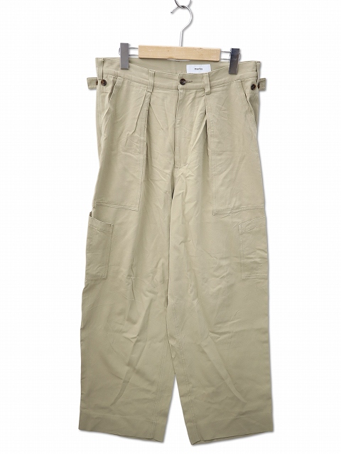 【中古】マーカ marka 2025SS U.S. AIR FORCE BAKER PANTS U.S. エアフォース ベイカーパンツ 2(M-L) BEIGE(ベージュ)