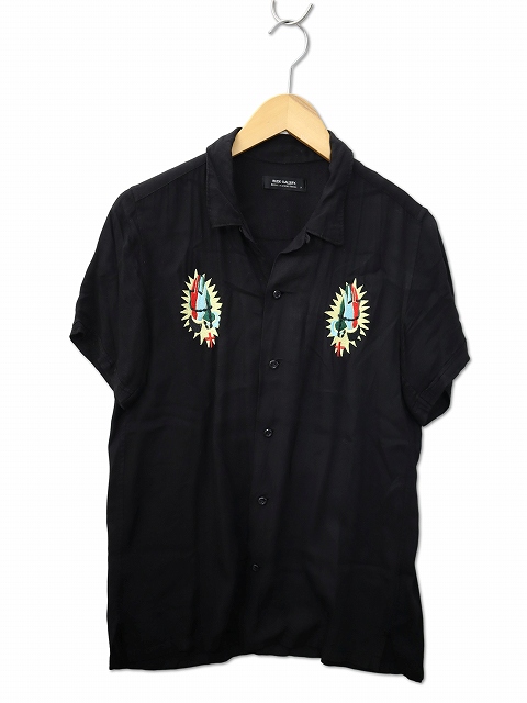 【中古】ルードギャラリー RUDE GALLERY MEX MARIA BOWRING SHIRT 半袖 メキシカン ボーリング シャツ 3(M)