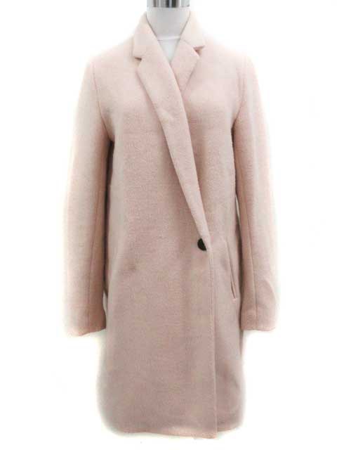 中古 ザラ ベーシック Zara Basic コート チェスター ロング ピンク S レディースの通販はau Pay マーケット ブランド古着のベクトル