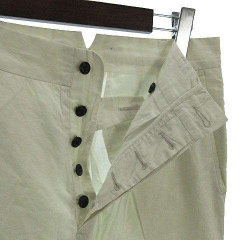 中古 ドリスヴァンノッテン Dries Van Noten テーパードパンツ スラックス ボタンフライ 薄手 コットン 46 オフ白 メンズの通販はau Pay マーケット ブランド古着のベクトル