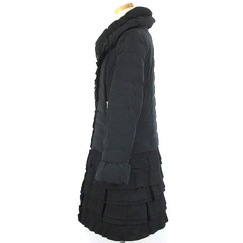 中古 トゥービーシック To Be Chic ダウンコート 2way ダウンジャケット フリル ティアード 異素材 ウール 黒 40 アウター レディースの通販はau Pay マーケット ブランド古着のベクトル