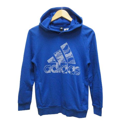 中古 アディダス Adidas パーカー フーディ トレーナー 長袖 ロゴプリント 160 青 ブルー キッズの通販はau Pay マーケット ブランド古着のベクトル
