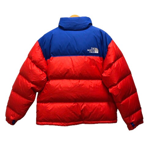 E28【THE NORTH FACE】ノースフェイス　ダウンジャケット　青　L