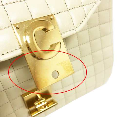 中古】セリーヌ CELINE セー C ミディアム チェーンバッグ