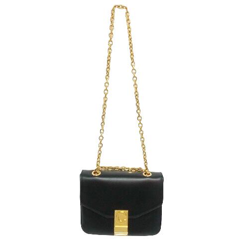 中古】未使用品 セリーヌ CELINE セー C スモール チェーンバッグ 