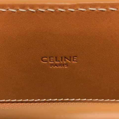 中古】セリーヌ CELINE バーティカルカバ キャンバス&カーフスキン