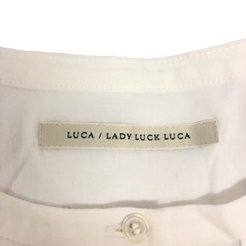 中古】レディラックルカ LADY LUCK LUCA シャツ ブラウス フレンチ