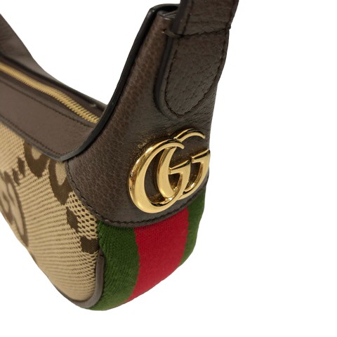 中古】グッチ GUCCI オフディア ミニバッグ ジャンボGGキャンバス ...