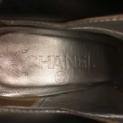 中古】シャネル CHANEL スエードレザーブーティ ショートブーツ