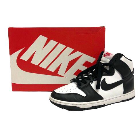 中古】ナイキ NIKE DD1399-103 DUNK HI RETRO BLACK×WHITE スニーカー 