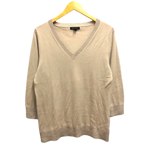 中古】バナナリパブリック BANANA REPUBLIC ニット ニットソー Vネック