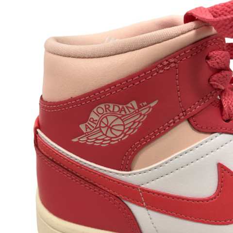 中古】ナイキ NIKE WMNS Air Jordan 1 Mid Strawberries and Cream ...