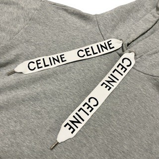 中古】セリーヌ CELINE 21AW フード付き ルーズスウェットシャツ スウェット トレーナー パーカー S ライトグレー メンズ  レディースの通販はau PAY マーケット - ブランド古着のベクトル | au PAY マーケット－通販サイト