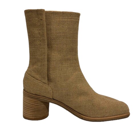 【中古】未使用品 メゾンマルジェラ Maison Margiela S37WU0428 Tabi Boots 足袋ブーツ ショートブーツ リネン 41  ベージュ メンズ｜au PAY マーケット