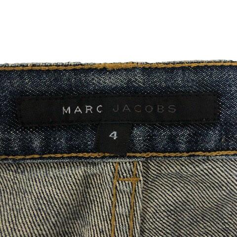 関税込 Mark Jacobs モノグラム柄 ストレートレッグ ジーンズ MARC JACOBS(マークジェイコブス) デニム・ジーパン(レディース