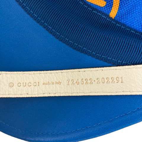 中古】未使用品 グッチ GUCCI ×adidas キャップ チンストラップ