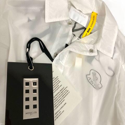 【中古】未使用品 モンクレール MONCLER 20SS SANGAY GIUBBOTTO コーチジャケット ブルゾン ナイロン ロゴ 長袖 2 白 ホワイト メンズ 中古】未使用品 モンクレール MONCLER 20SS SANGAY GIUBBOTTO コーチ