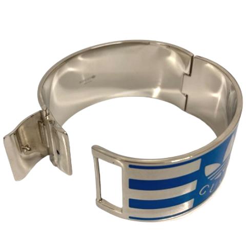 中古】未使用品 GUCCI × adidas ブレスレット バングル カフ