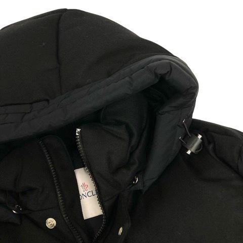 【中古】モンクレール MONCLER Mussala ショートダウンジャケット フェザー混 5 黒 ブラック メンズ 中古】モンクレール MONCLER Mussala ショートダウンジャケット