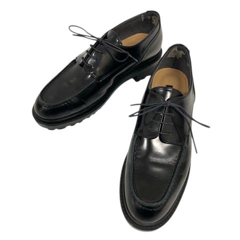 中古】オーガ OHGA ローファー シューズ レースアップ 24 黒 中古】オーガ OHGA ローファー シューズ レースアップ 24 黒