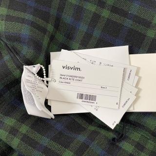 中古】未使用品 ビズビム VISVIM 24AW BLACK KITE COAT