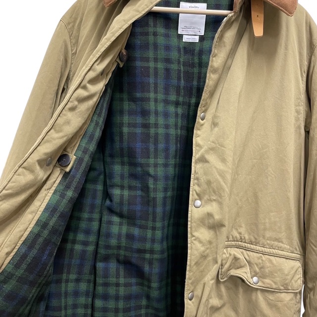 中古】未使用品 ビズビム VISVIM 24AW BLACK KITE COAT