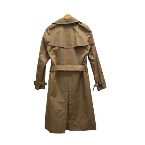 中古】ハイク HYKE トレンチコート 長袖 無地 ウール混 コットン混 173