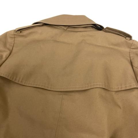 【中古】ハイク HYKE トレンチコート 長袖 無地 ウール混 コットン混 173-17005022 1 茶 ブラウン 黒 ブラック レディース 中古】ハイク HYKE トレンチコート 長袖 無地 ウール混 コットン混 173