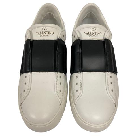 【中古】ヴァレンティノ ガラヴァーニ VALENTINO GARAVANI スニーカー ローカット EM1A41W2 22.5cm 白 ホワイト レディース