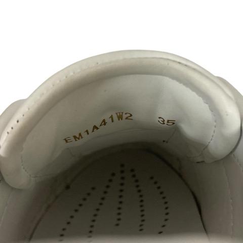 【中古】ヴァレンティノ ガラヴァーニ VALENTINO GARAVANI スニーカー ローカット EM1A41W2 22.5cm 白 ホワイト レディース