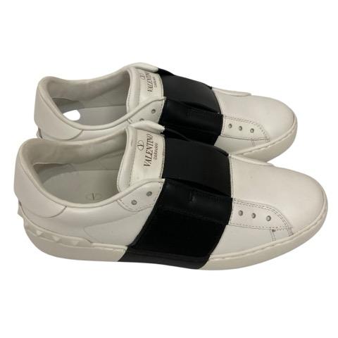 【中古】ヴァレンティノ ガラヴァーニ VALENTINO GARAVANI スニーカー ローカット EM1A41W2 22.5cm 白 ホワイト レディース