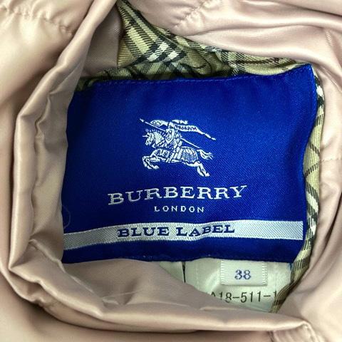バーバリーBurberryブルーレーベルダウン38（M）レディース