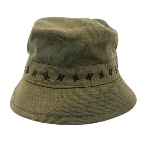 HERMES エルメス バケットハット Hロゴ グリーン カーキ 56