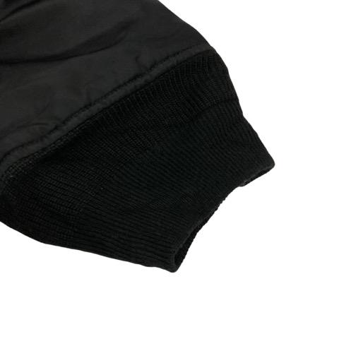 【中古】フォーサムワン FORSOMEONE 上衣 MA-1 長袖 ロゴタイプ刷り上げる 78000385 48 黒 黒いこと 白 白いこと メンズ