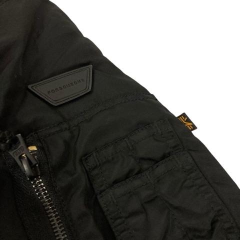 【中古】フォーサムワン FORSOMEONE 上衣 MA-1 長袖 ロゴタイプ刷り上げる 78000385 48 黒 黒いこと 白 白いこと メンズ