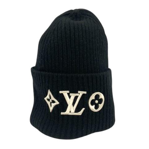 中古◇Louis Vuitton ルイヴィトン LVロゴ刺繍 クルーネック半袖