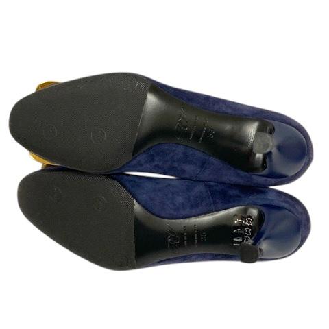 中古】ロジェヴィヴィエ ROGER VIVIER パンプス ラウンドトゥ スエード