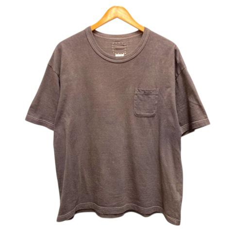 【中古】ビズビム VISVIM 0123105010008 23SS Tシャツ クルーネック 天然染色加工 コットン 半袖 3 グレー メンズ