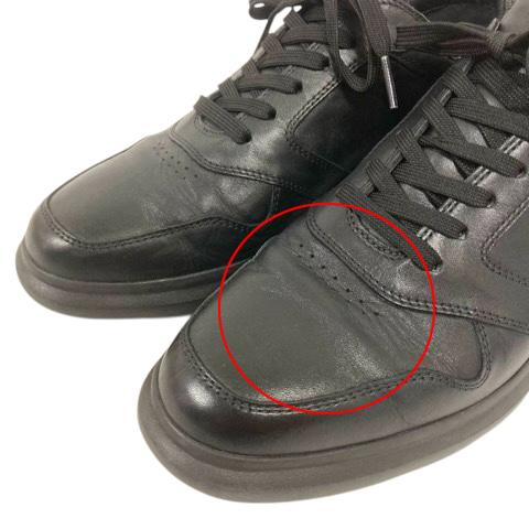 【中古】リーガル REGAL 73HL スニーカー ドレススニーカー GORE-TEX 24.5cm 無地 黒 ブラック メンズ