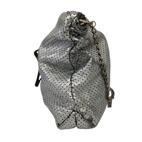 【中古】ジョルジオブラット GIORGIO BRATO ショルダーバッグ チェーン メッシュ シルバー 黒 ブラック レディース 中古】ジョルジオブラット GIORGIO BRATO ショルダーバッグ チェーン